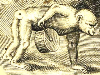 monkey drummer